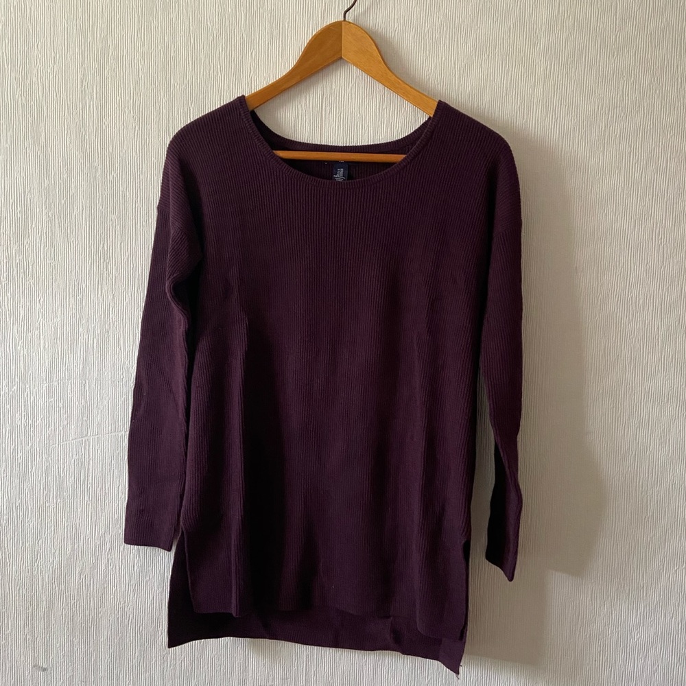 Dark Purple Gap Sweater